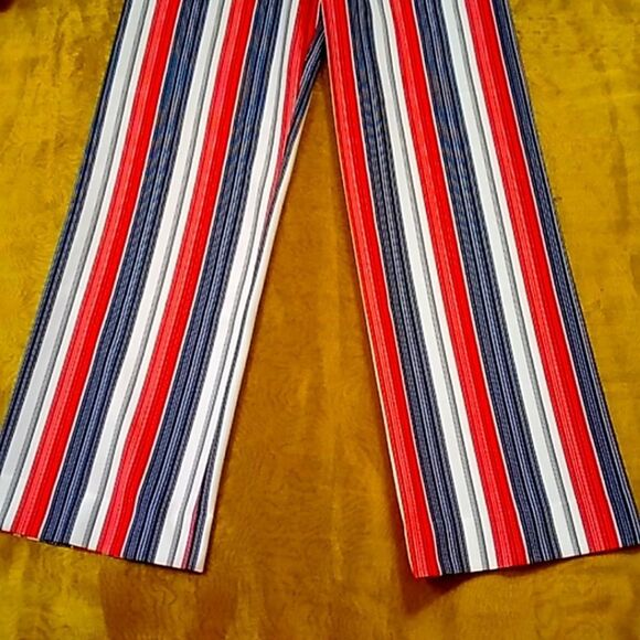 Vintage Haymater Made In USA Striped Women's Pants Dress Size 12 - Picture 8 of 16